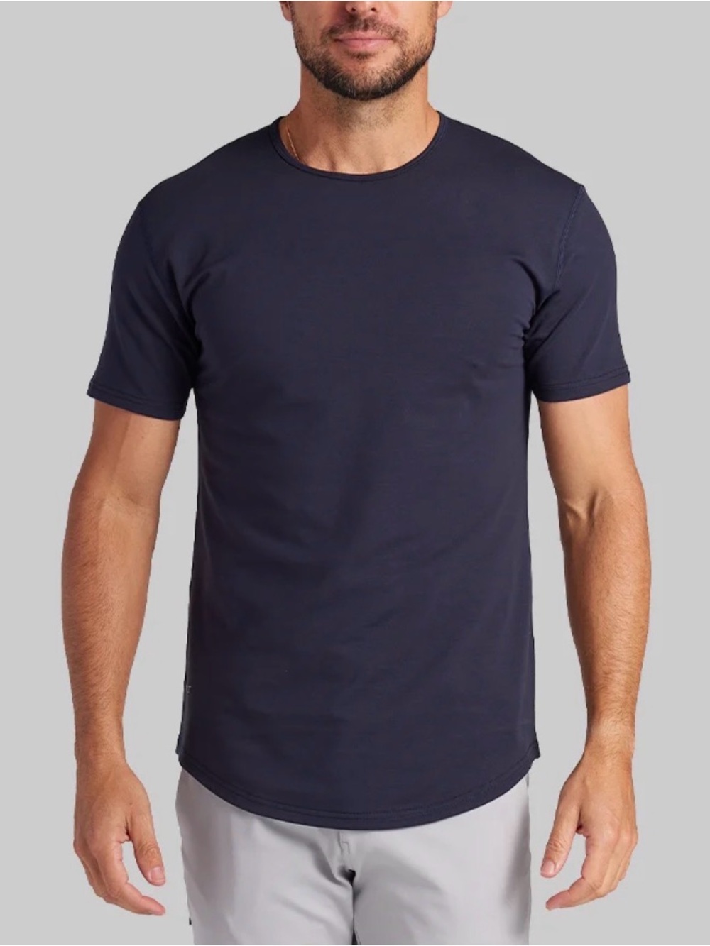 NWT BYLT Drop-Cut: LUX Navy